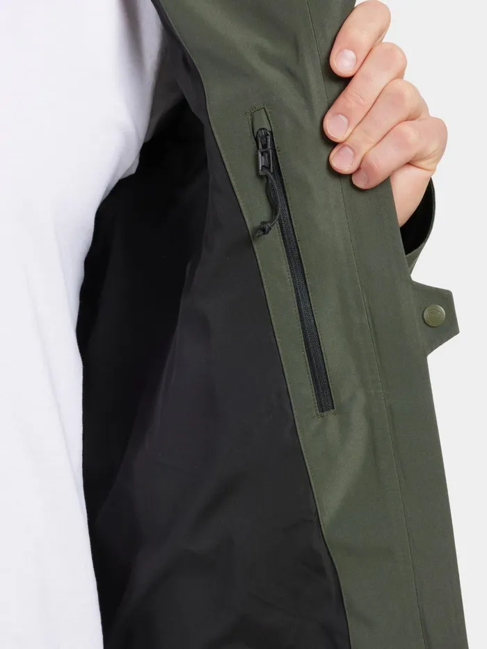 Men Basil Jacket Deep Green Didriksons Spring Jackets