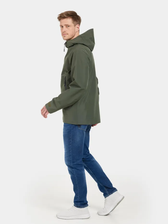 Men Basil Jacket Deep Green Didriksons Spring Jackets