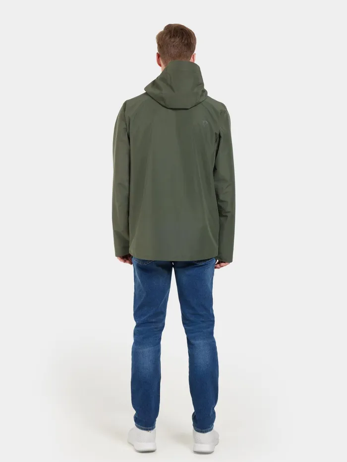 Men Basil Jacket Deep Green Didriksons Spring Jackets