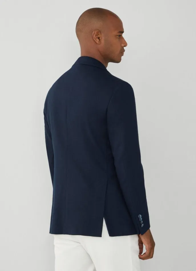 Men Blazers Hackett London Blazer With Hood Navy