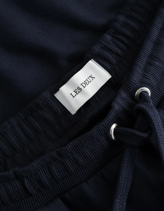 Men Brody Sweatpants 20 8211 Dark NavyMustard Yellow Les Deux Pants