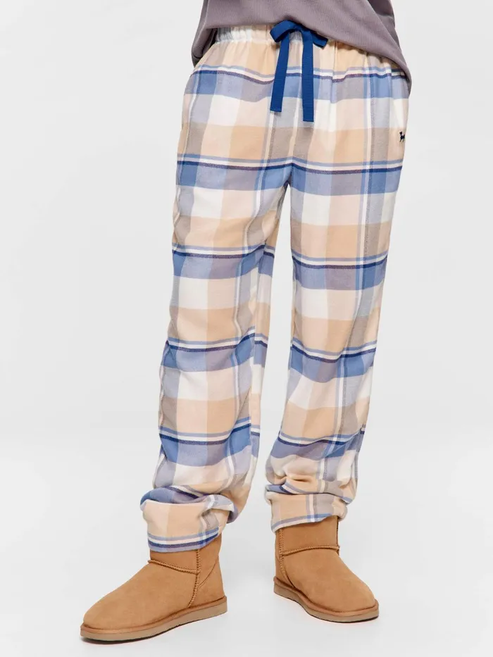 Men Buffalo Check Bamboo Flannelette Pj Pant Multi Peter Alexander Pants