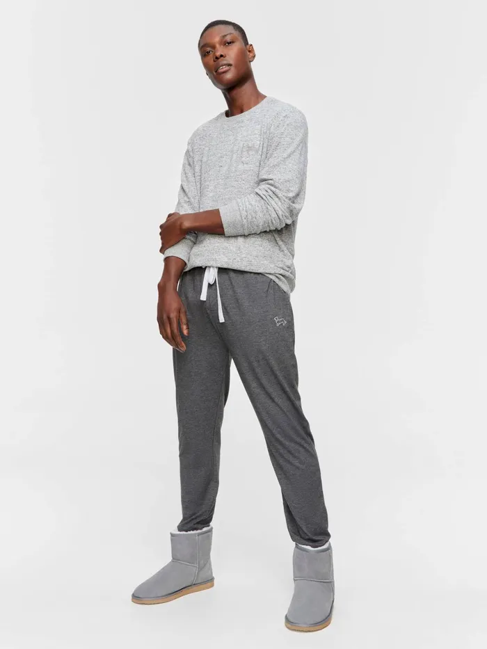 Men Charcoal Pj Jogger Charcoal Peter Alexander Pants