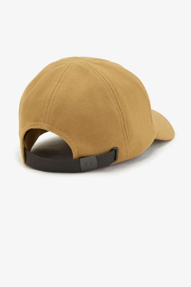 Men Classic Piqu Cap Dark Caramelblack Fred Perry Accessories