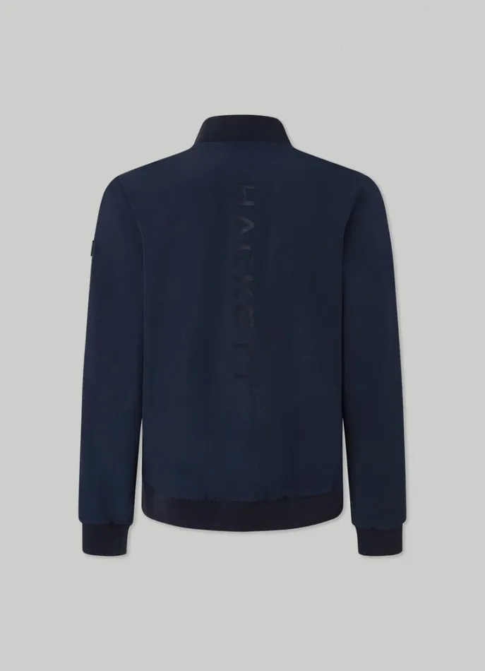 Men Coats and Jackets Hackett London Hackett Sport Bomber Jacket Navy