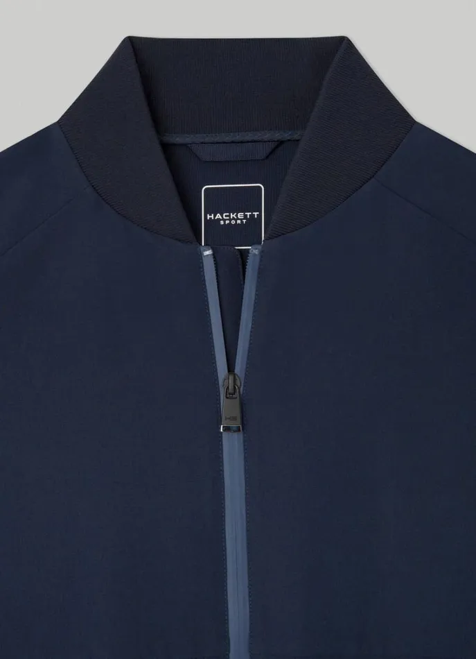 Men Coats and Jackets Hackett London Hackett Sport Bomber Jacket Navy