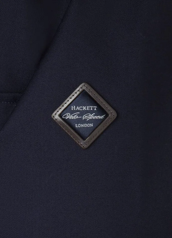 Men Coats and Jackets Hackett London Velospeed Jacket With Hood Navy