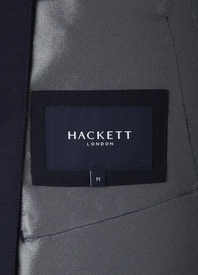 Men Coats and Jackets Hackett London Velospeed Jacket With Hood Navy