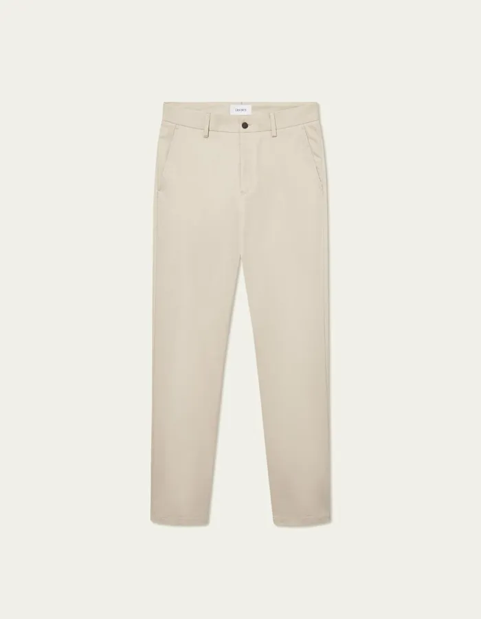 Men Como Reg Cotton Suit Pants 8211 Light Sand Les Deux Pants
