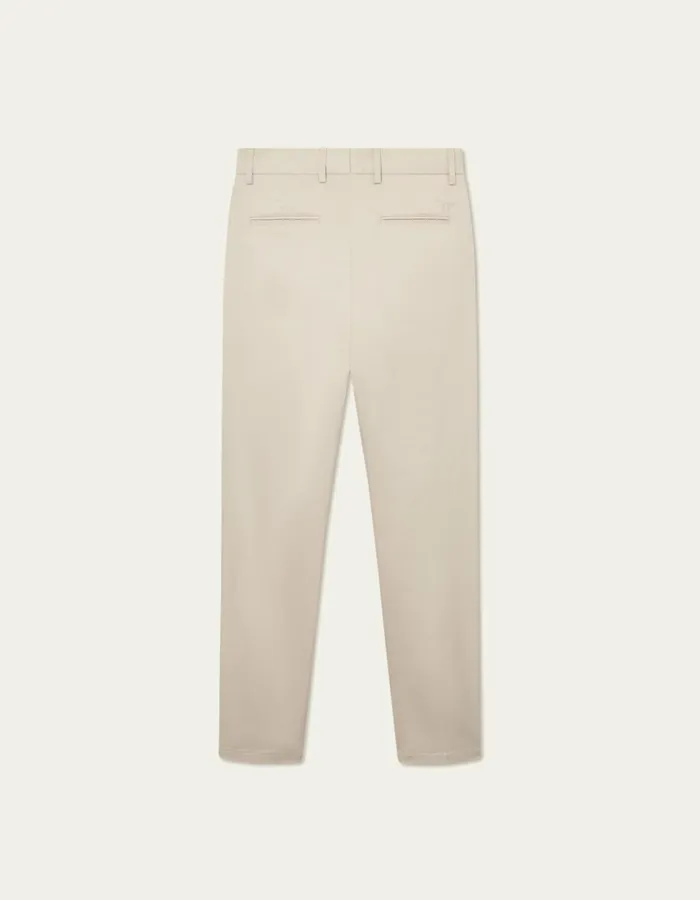 Men Como Reg Cotton Suit Pants 8211 Light Sand Les Deux Pants