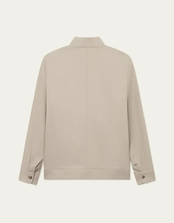 Men Como Reg Herringbone Bomber Jacket 8211 Dark SandLight Sand Les Deux JacketsCoats