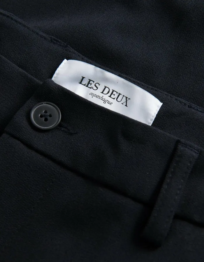 Men Como Reg Suit Pants 8211 Dark Navy Les Deux Pants