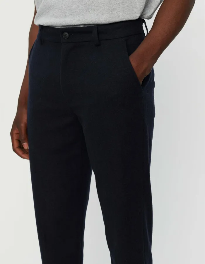 Men Como Reg Suit Pants 8211 Dark Navy Les Deux Pants