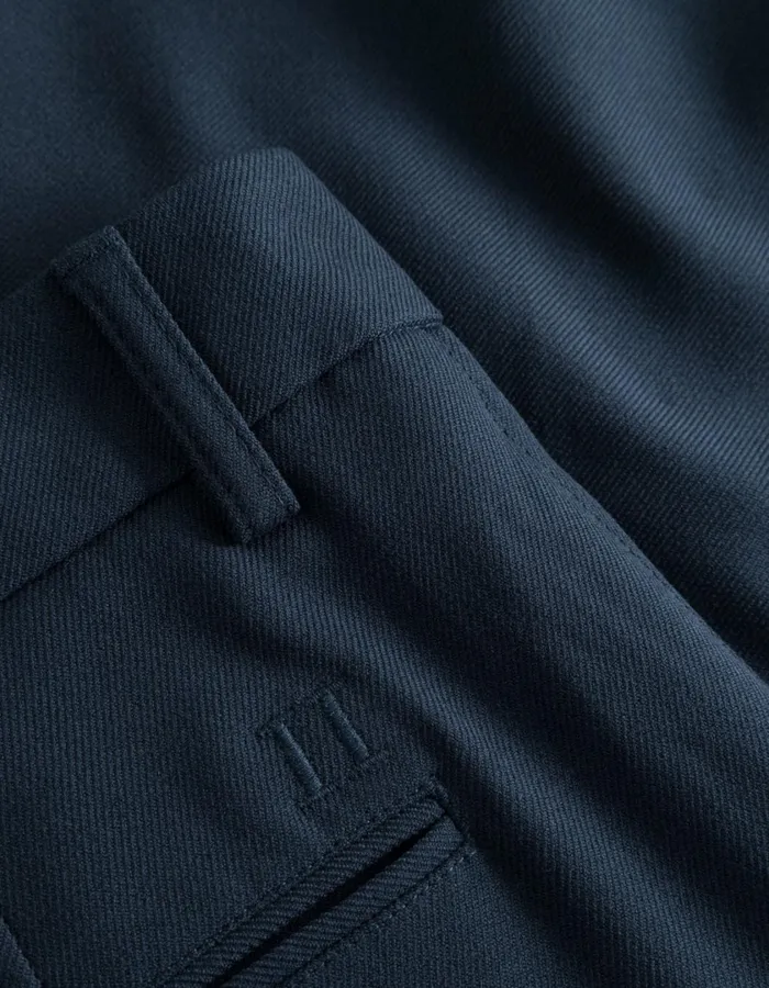Men Como Reg Suit Pants 8211 Seasonal 8211 Dark Indigo Les Deux Pants