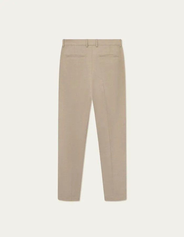 Men Como Reg Texture Suit Pants 8211 Dark Sand Les Deux Pants