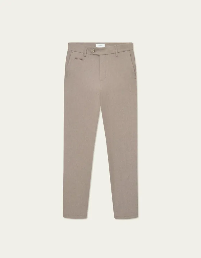 Men Como Suit Pants 8211 Seasonal 8211 Walnut Melange Les Deux Pants