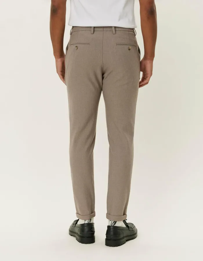 Men Como Suit Pants 8211 Seasonal 8211 Walnut Melange Les Deux Pants