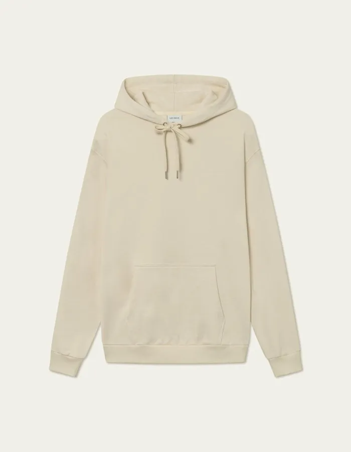 Men Crew Hoodie 8211 IvoryLight Ivory Les Deux HoodiesSweatshirts
