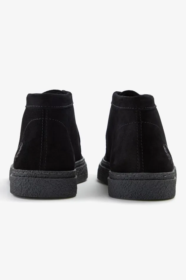 Men Dawson Mid Black Fred Perry Shoes