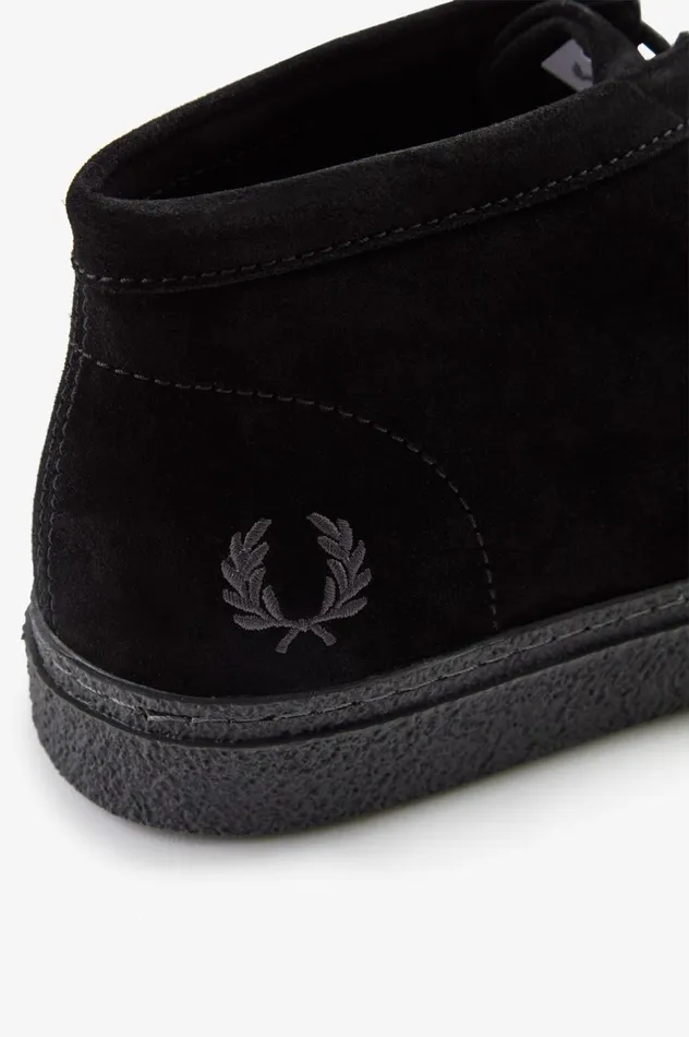 Men Dawson Mid Black Fred Perry Shoes