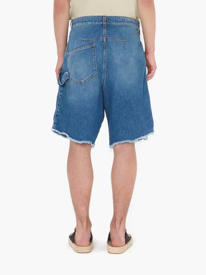 Men Denim JW Anderson TWISTED WORKWEAR DENIM SHORTS Light Blue Denim Men Denim JW Anderson TWISTED WORKWEAR DENIM SHORTS Light Blue Denim