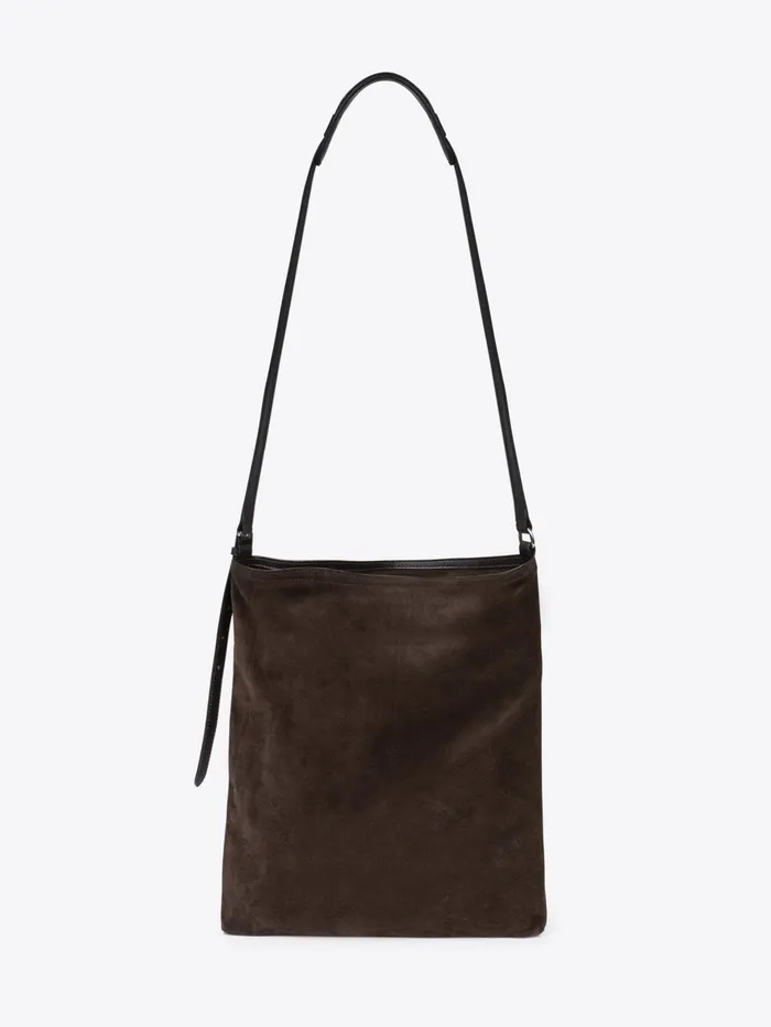 Men Dries Van Noten Bags and Leather Goods Suede Tote Bag