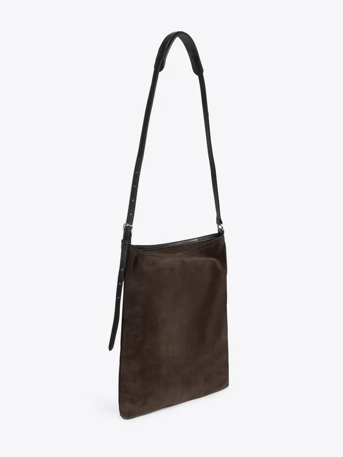 Men Dries Van Noten Bags and Leather Goods Suede Tote Bag