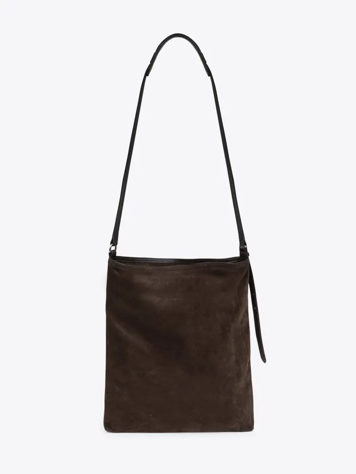 Men Dries Van Noten Bags and Leather Goods Suede Tote Bag