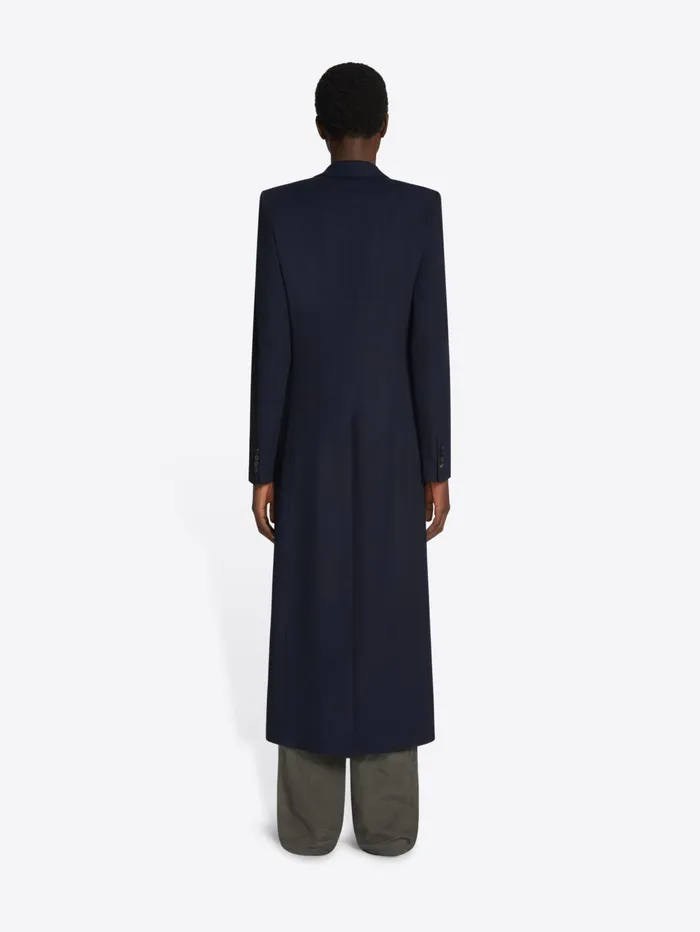 Men Dries Van Noten Coats and Jackets Wool Slim Fit Coat