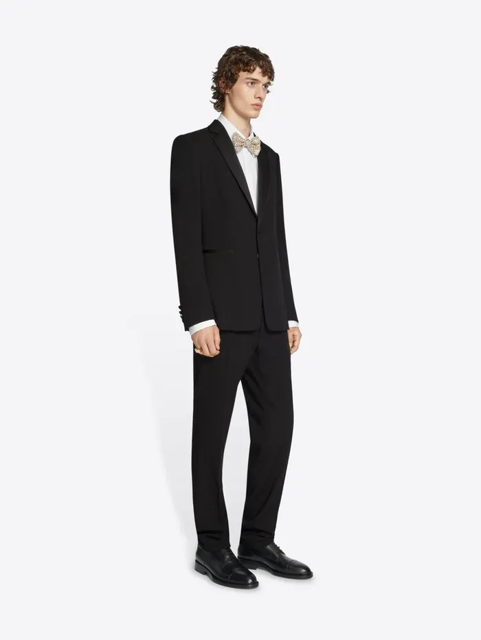 Men Dries Van Noten Suits Striped Slim Fit Suit