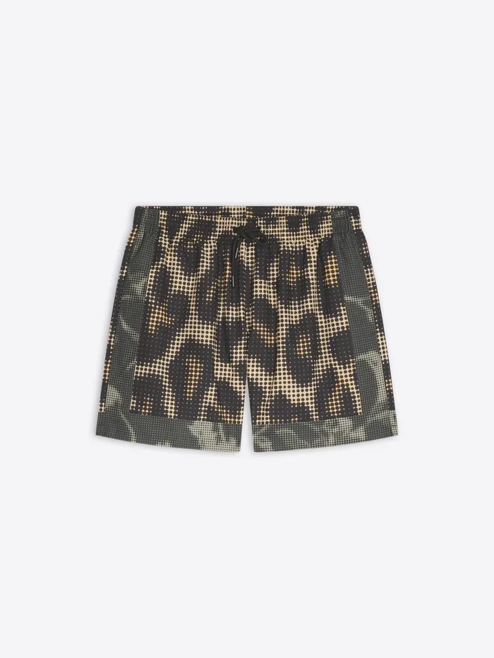 Men Dries Van Noten Swimwear Printed Swim Shorts