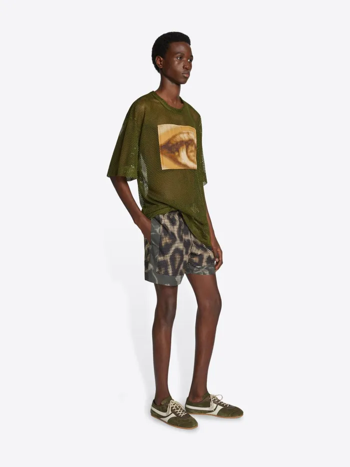 Men Dries Van Noten Swimwear Printed Swim Shorts