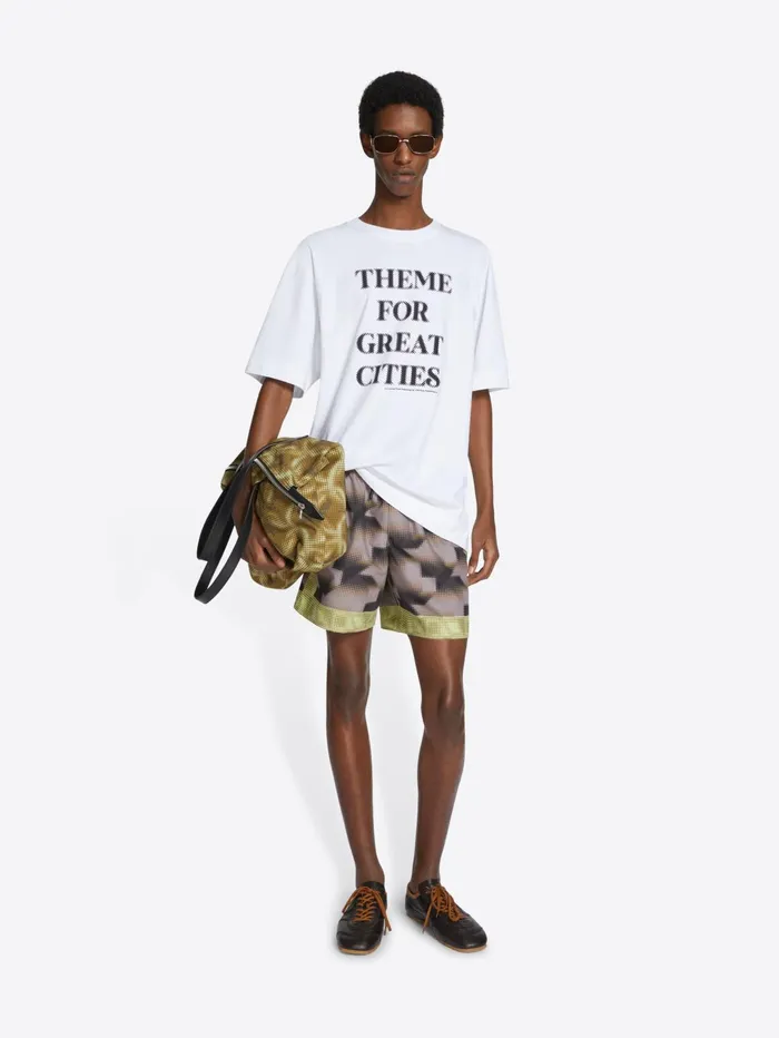 Men Dries Van Noten Swimwear Printed Swim Shorts