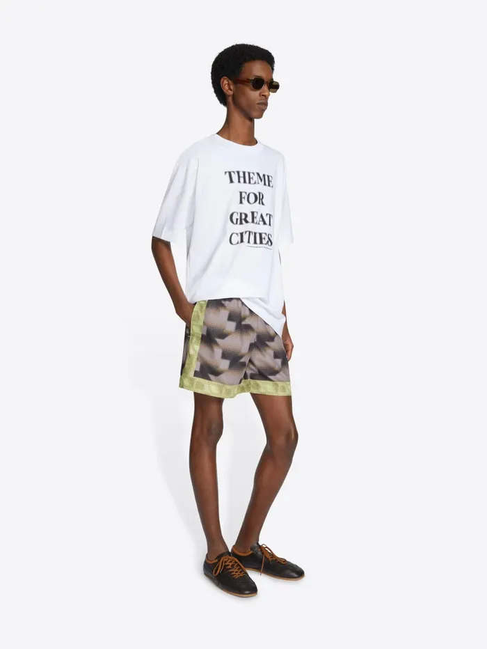Men Dries Van Noten Swimwear Printed Swim Shorts