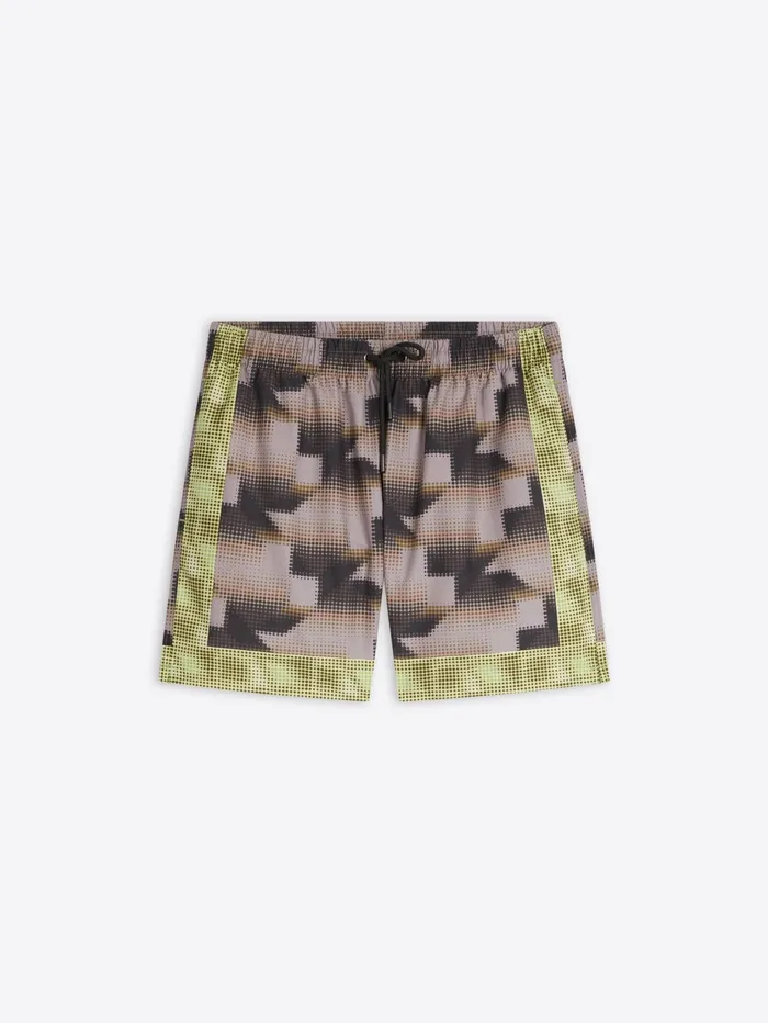 Men Dries Van Noten Swimwear Printed Swim Shorts