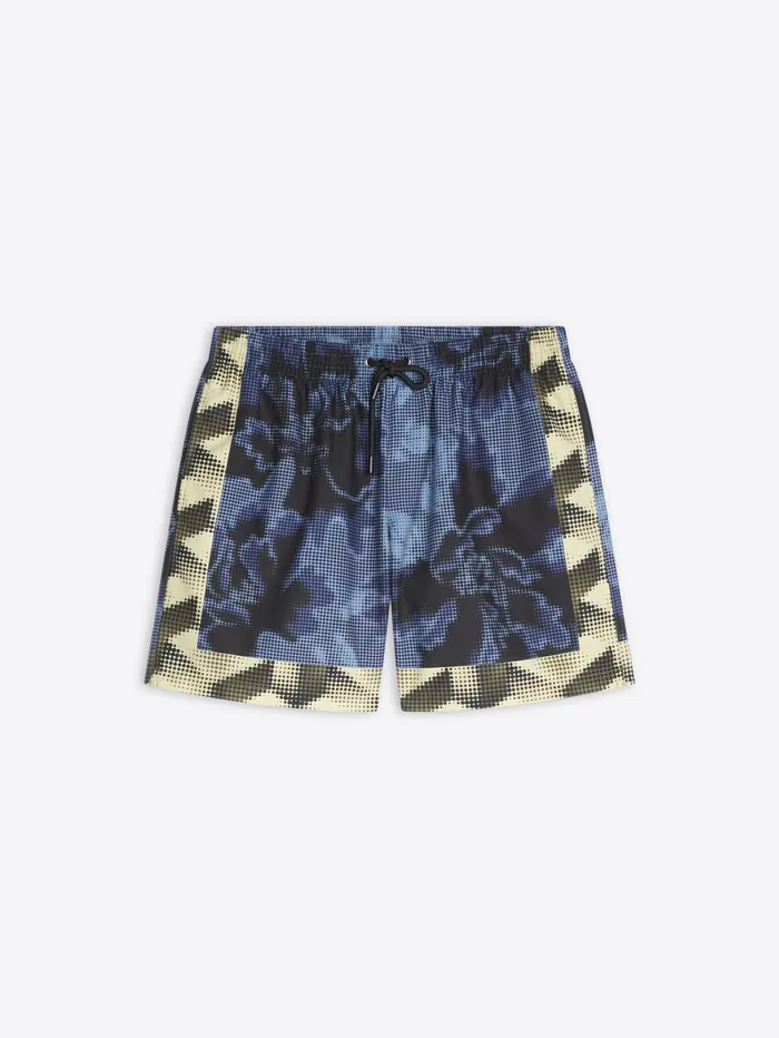 Men Dries Van Noten Swimwear Printed Swim Shorts