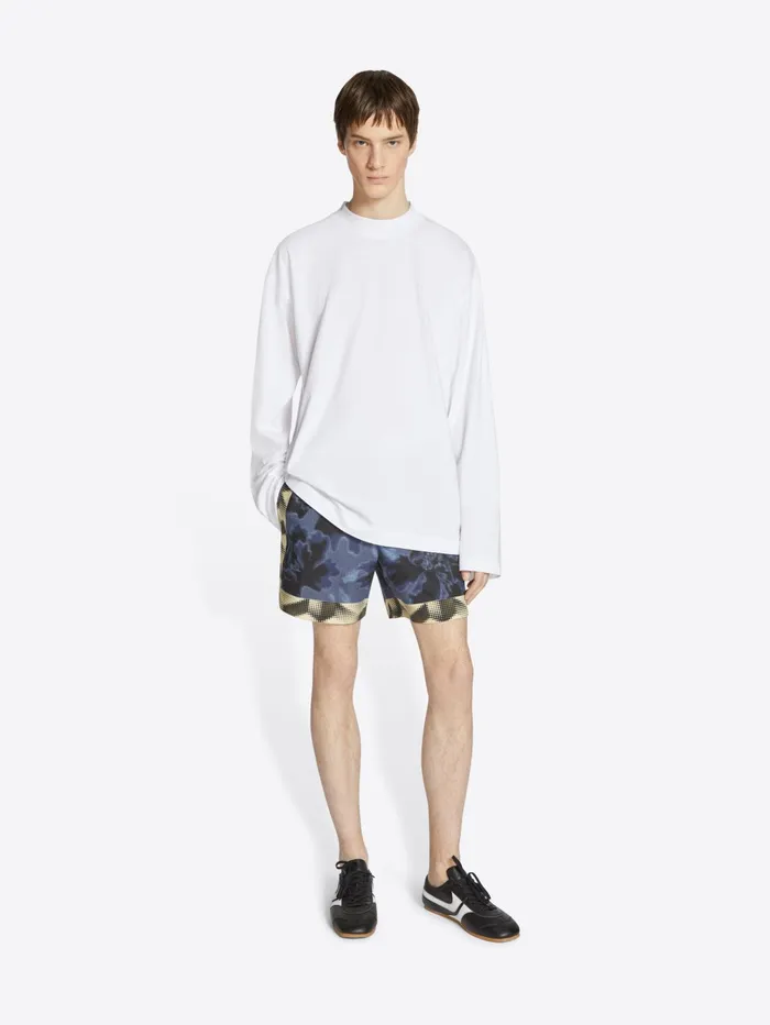 Men Dries Van Noten Swimwear Printed Swim Shorts