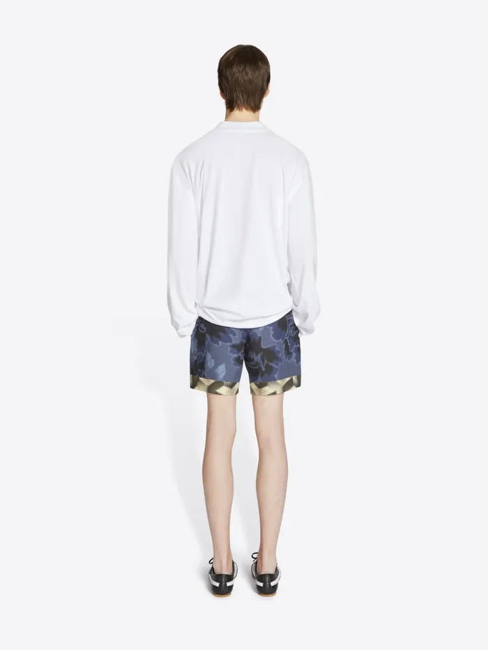 Men Dries Van Noten Swimwear Printed Swim Shorts