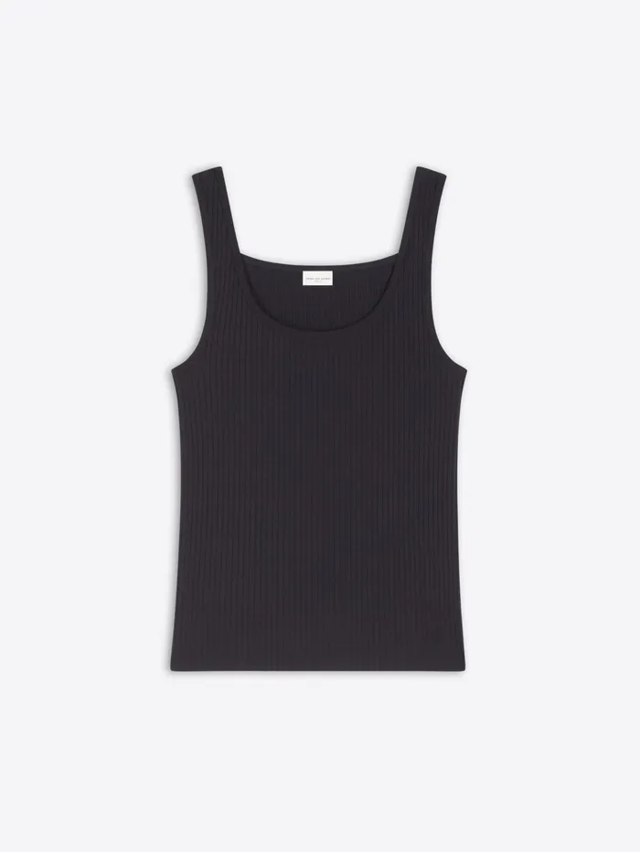 Men Dries Van Noten Tshirts and Sweatshirts Cotton Singlet