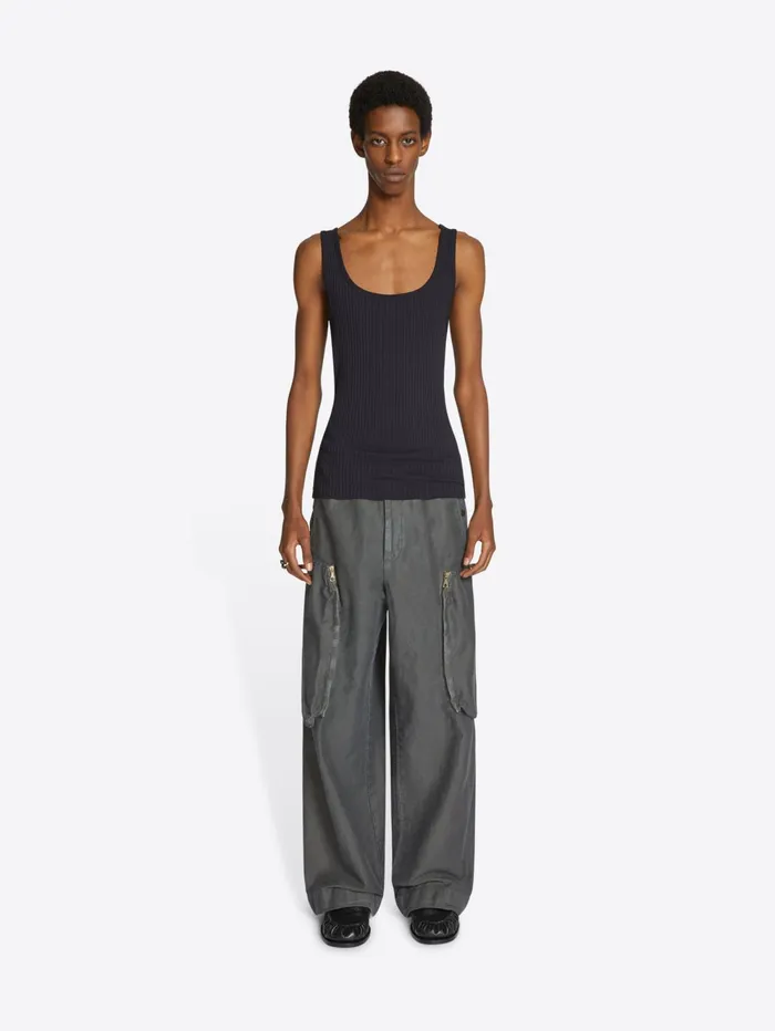 Men Dries Van Noten Tshirts and Sweatshirts Cotton Singlet
