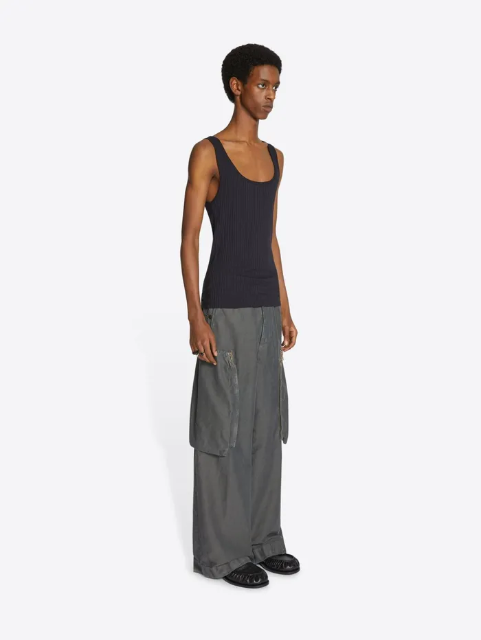 Men Dries Van Noten Tshirts and Sweatshirts Cotton Singlet