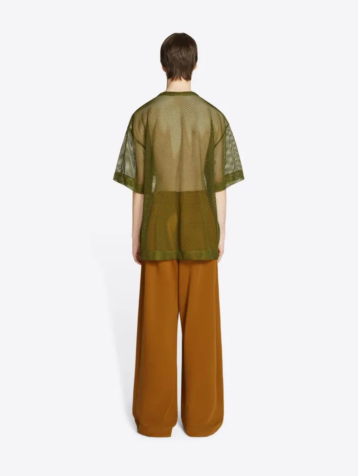 Men Dries Van Noten Tshirts and Sweatshirts Patch Mesh Tee