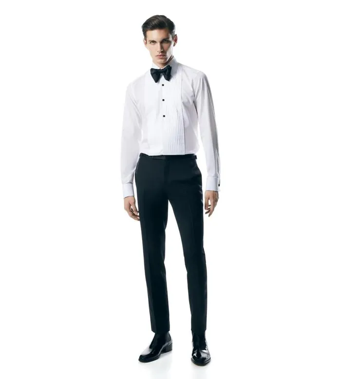 Men Evening Tom Ford Cocktail Voile Slim Fit Evening Shirt Optical White Men Evening Tom Ford Cocktail Voile Slim Fit Evening Shirt Optical White