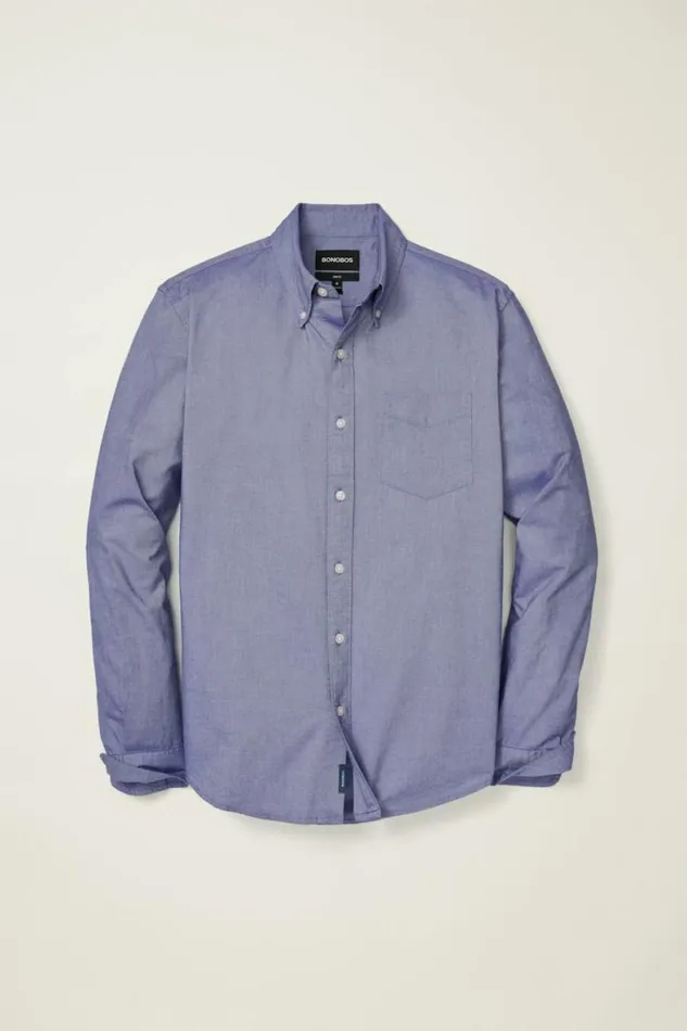 Men Everyday Oxford Shirt Bright Lilac Bonobos Casual Shirts