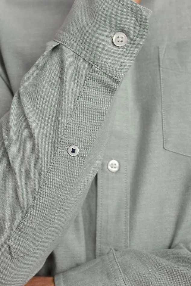 Men Everyday Oxford Shirt Green Sage Bonobos Business Casual Shirts