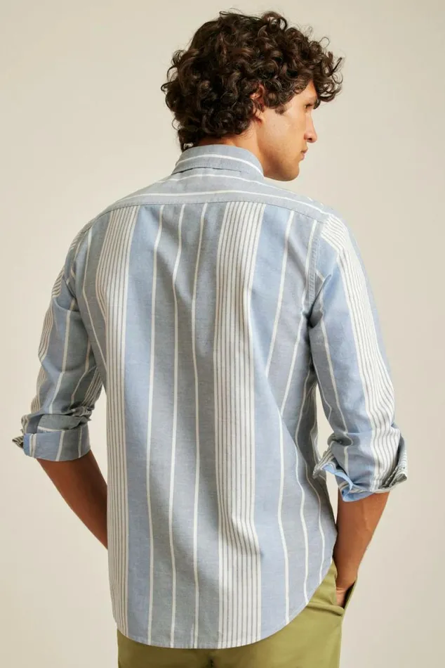 Men Everyday Oxford Shirt Summer Stripe Bonobos Business Casual Shirts