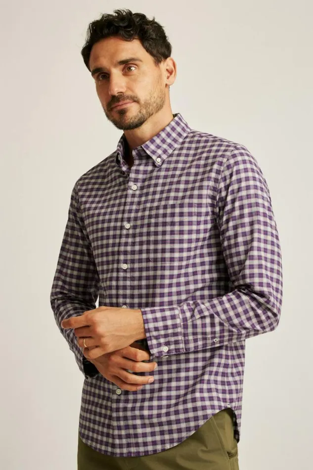 Men Everyday Shirt Crimson Hill Plaid Bonobos Business Casual Shirts