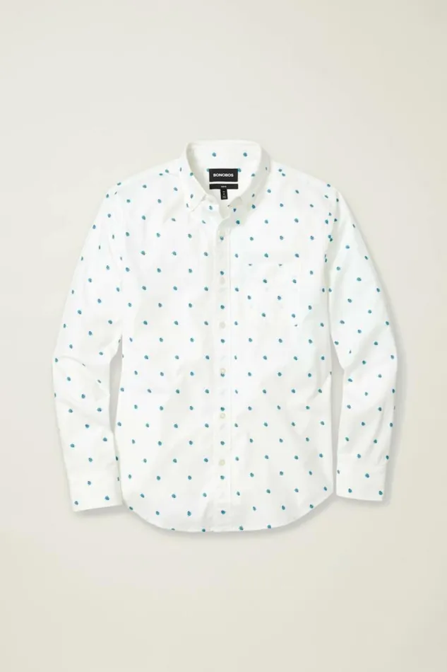 Men Everyday Shirt Lady Buggin Blue Bonobos Business Casual Shirts
