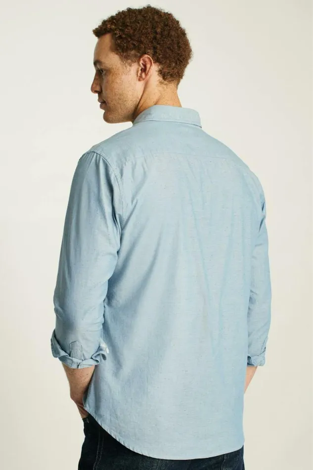 Men Everyday Shirt Ocean Blue Neps Bonobos Business Casual Shirts