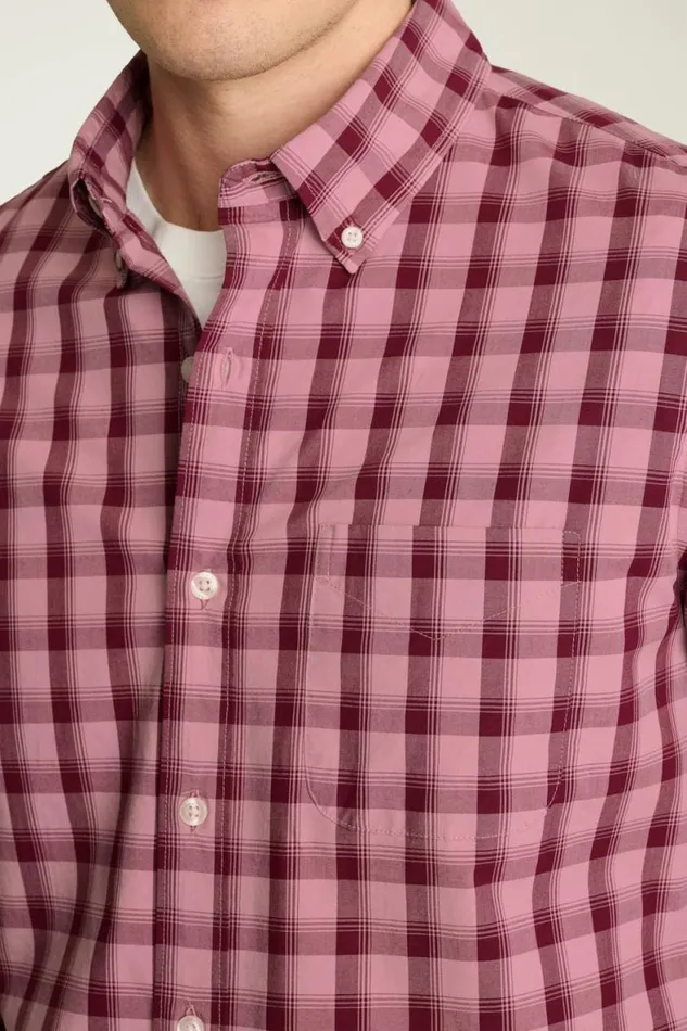 Men Everyday Shirt Red Parton Check Bonobos Casual Shirts